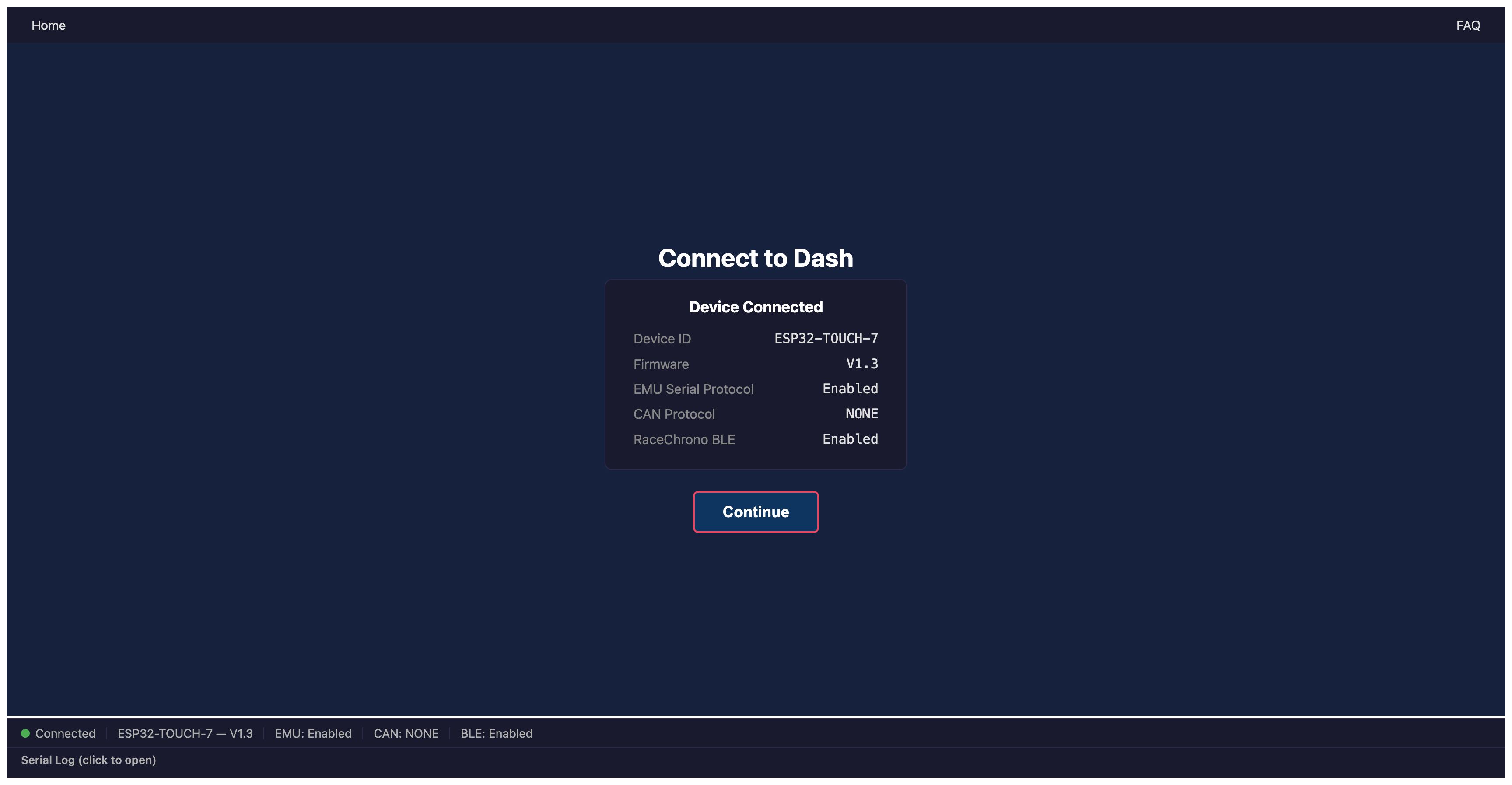 Configurator Pre-Config Device Detected