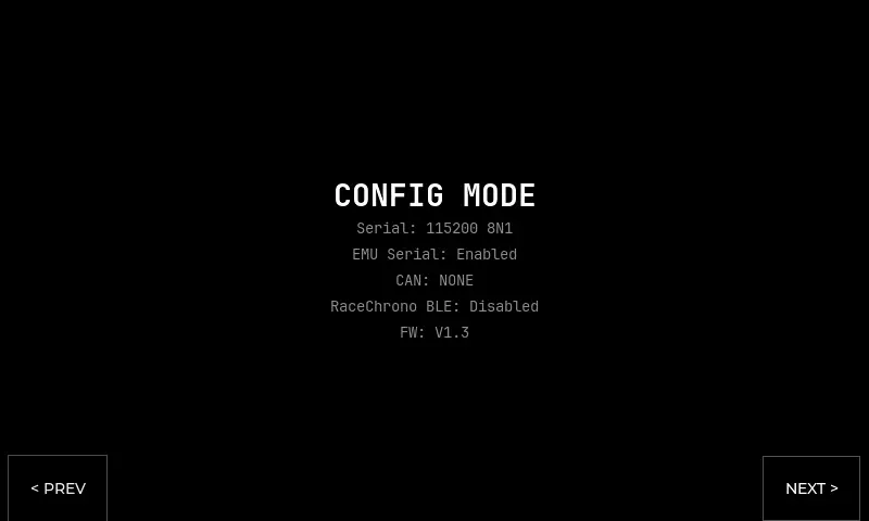Device Config Page preview